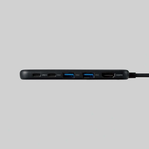Elecom DST-050BPBK 5-In-1 PD100W Docking Station