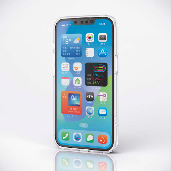 Elecom iPhone 16e Hybrid Case (Clear)