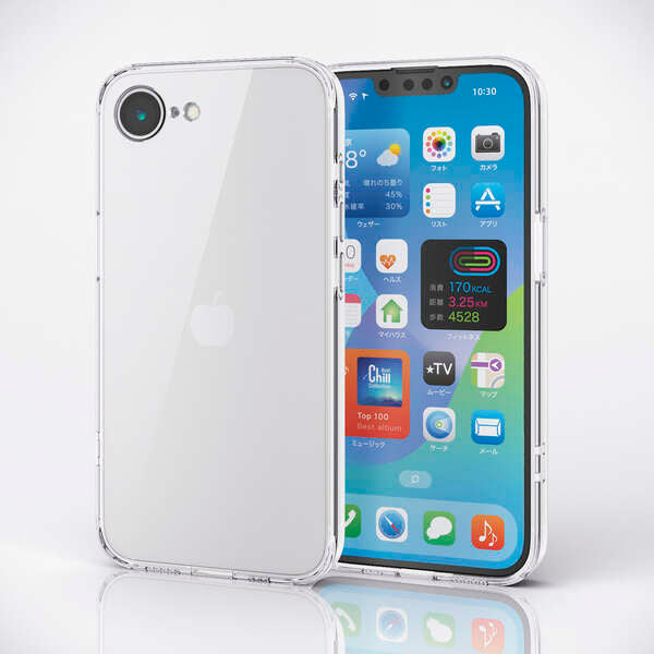 Elecom iPhone 16e Hybrid Case (Clear)