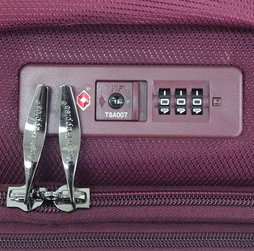 Hush Puppies HP69-3145-2-VL 28 Expandable w TSA Lock Violet