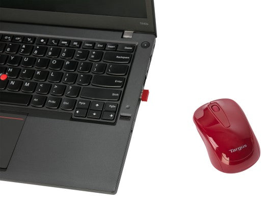 Targus AMW60002AP-50 W600 Wireless Optical Mouse (Red)