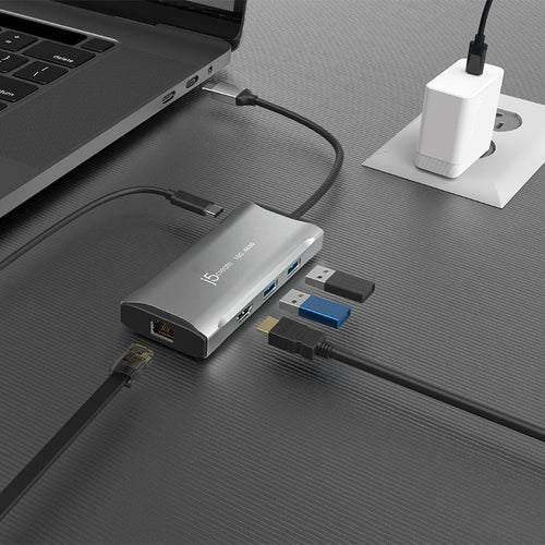 J5Create JCD392 4K60 Elite USB-C 10Gbps Travel Dock
