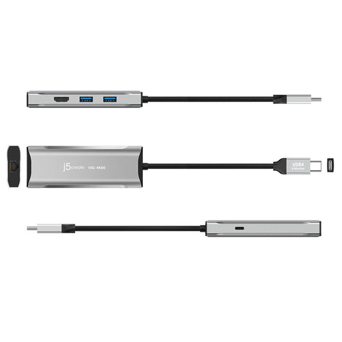 J5Create JCD392 4K60 Elite USB-C 10Gbps Travel Dock