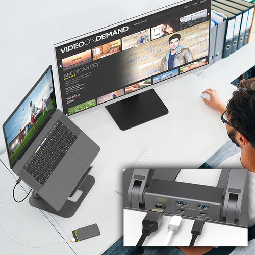 J5Create JTS327 Multi-Angle 4K Docking Stand