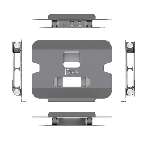 J5Create JTS327 Multi-Angle 4K Docking Stand