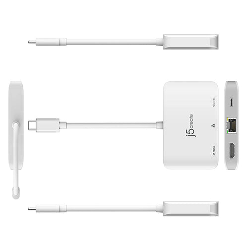 J5Create JCA351 USB-C to 4K HDMI Ethernet Adapter