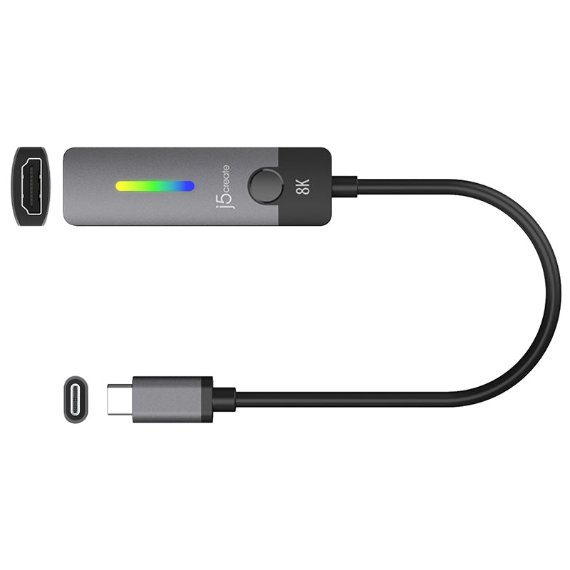 J5Create JCA157 USB-C to HDMI 2.1 8K Adapter