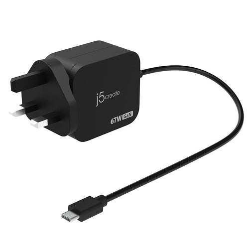 J5Create JUP1565NF 67W GaN PD USB-C Mini Charger