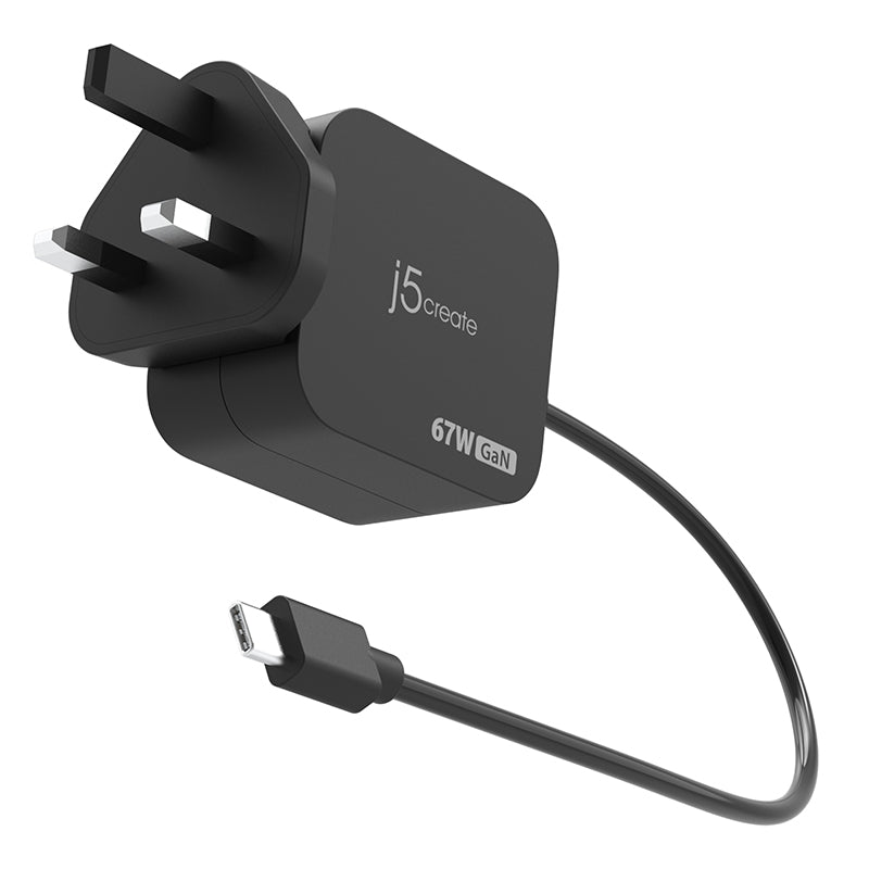 J5Create JUP1565NF 67W GaN PD USB-C Mini Charger