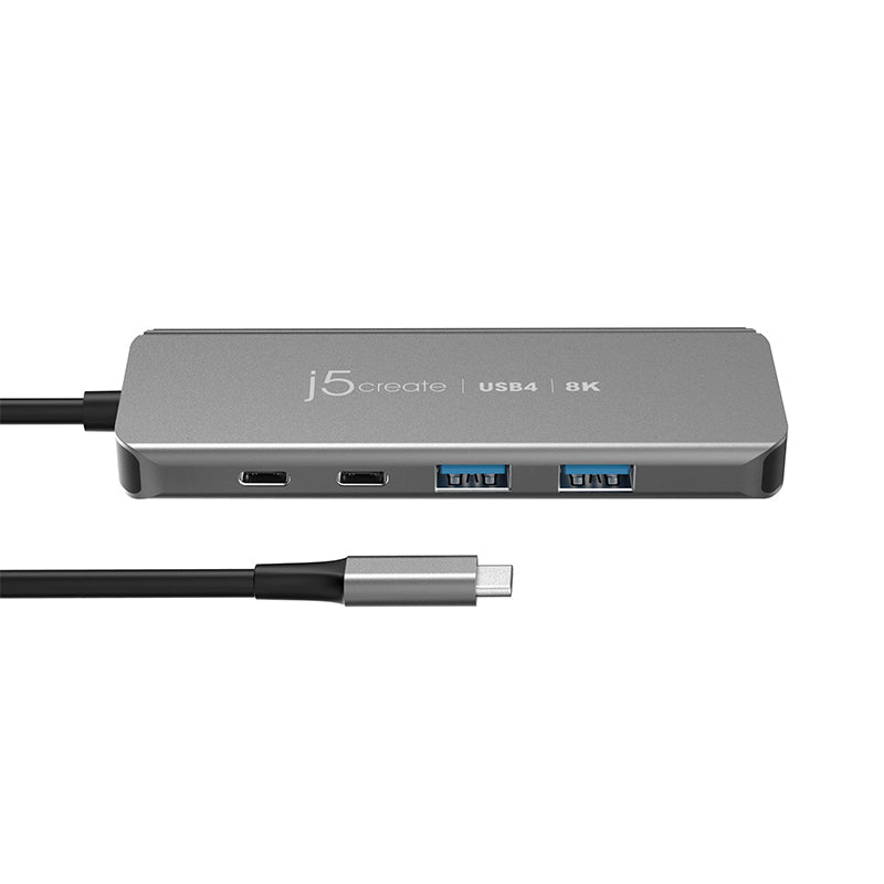J5Create JCH453 8K USB4 Travel Hub (6-in-1)