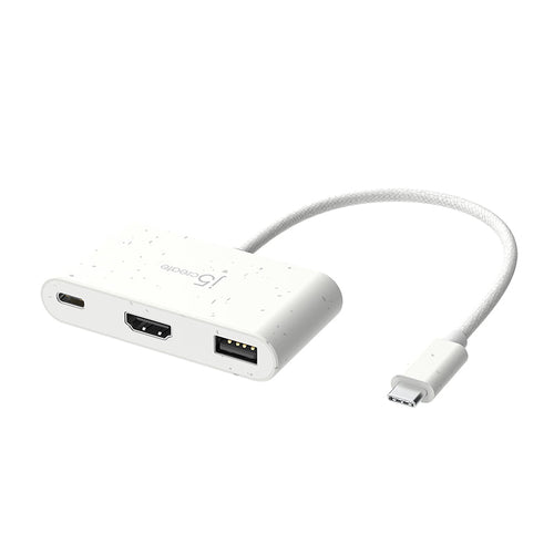 J5Create JCA379EW ECO USB-C to HDMI & USB A with PD (White)