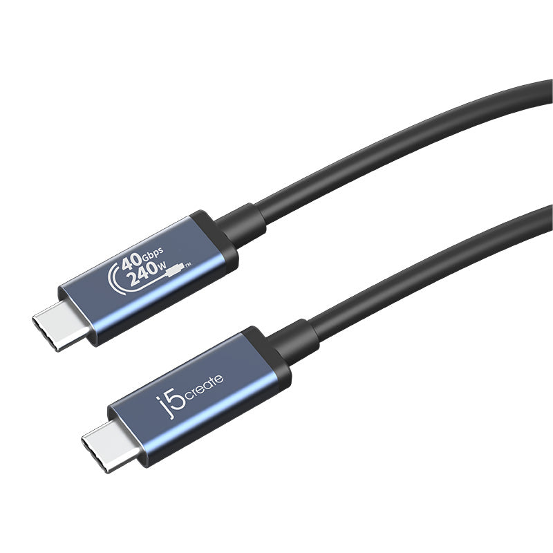 J5Create JUC29L08 USB4 240W USB-C PD 3.1 E-Marker Cable