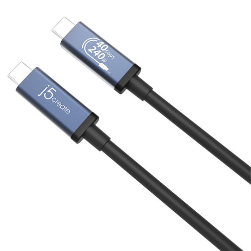 J5Create JUC29L08 USB4 240W USB-C PD 3.1 E-Marker Cable