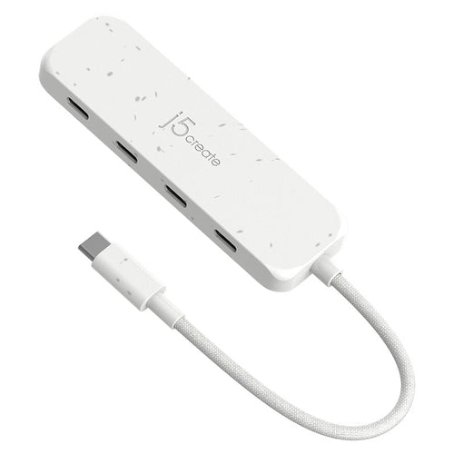 J5Create JCH345EW USB-C 4 Ports Type C Gen 2 Hub (White)