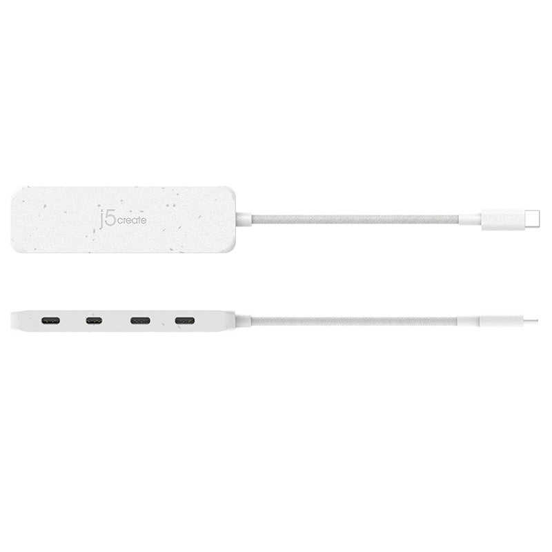 J5Create JCH345EW USB-C 4 Ports Type C Gen 2 Hub (White)