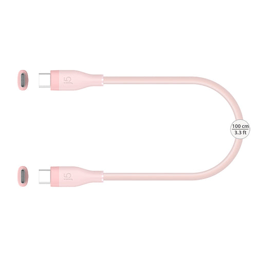 J5Create JUCX17R USB-C 60W Fast Charging Cable (Pink)