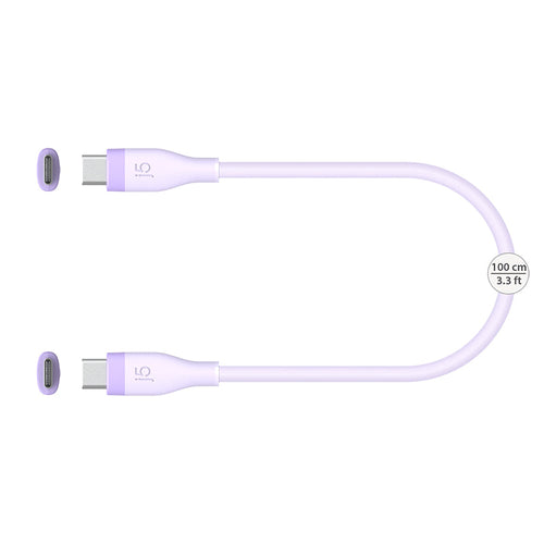 J5Create JUCX17P USB-C 60W Fast Charging Cable (Purple)
