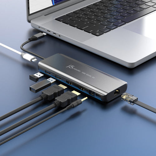 J5Create JCD398 USB-C Dual 4K HDMI Mini Dock