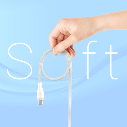 J5Create JUCX18L18R USB C to C 60W Fast Charging Cable (White)