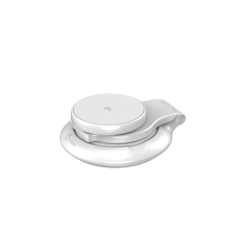 J5Create JUPW3415 Qi2 3-in-1 Magnetic Foldable Wireless Charging Station
