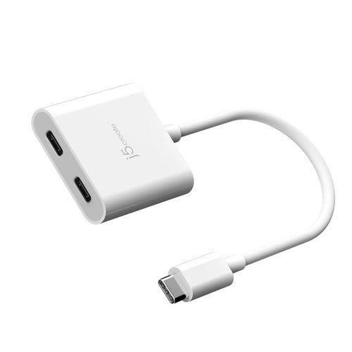 J5Create JCA164 USB-C to Dual USB-C with Video/Power Delivery