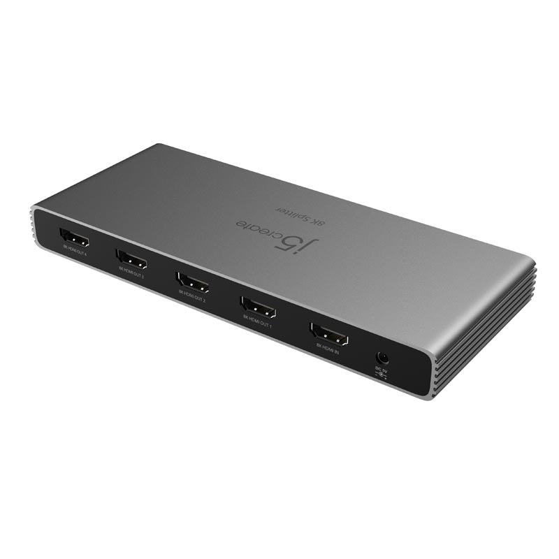 J5Create JDSH814 8K HDMI 2.1 4-Way Splitter