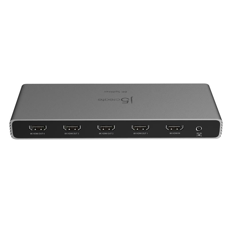 J5Create JDSH814 8K HDMI 2.1 4-Way Splitter