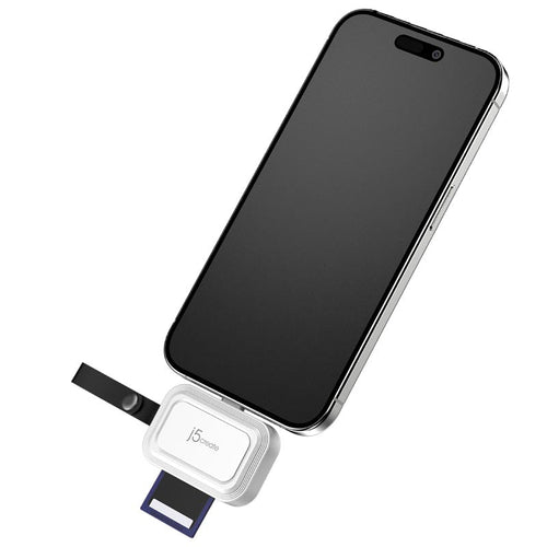 J5Create JCHSD33W USB-C to SD/microSD Mini Adapter for Smartphones