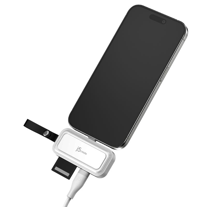 j5Create JCHSD34W USB-C to SD/microSD Adapter for Smartphones