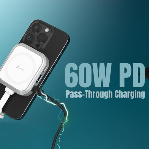J5Create JCH168W USB-C Multi-function Hub for iPhone