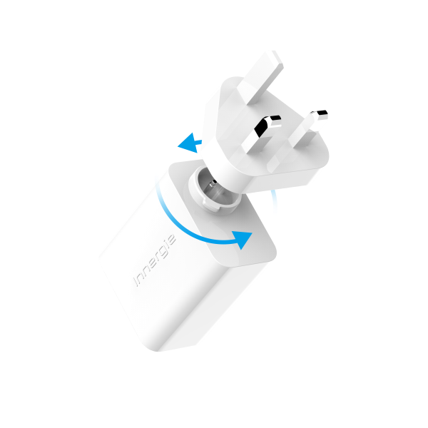 Innergie C6 Duo 63W USB-C Power Adapter (UK)