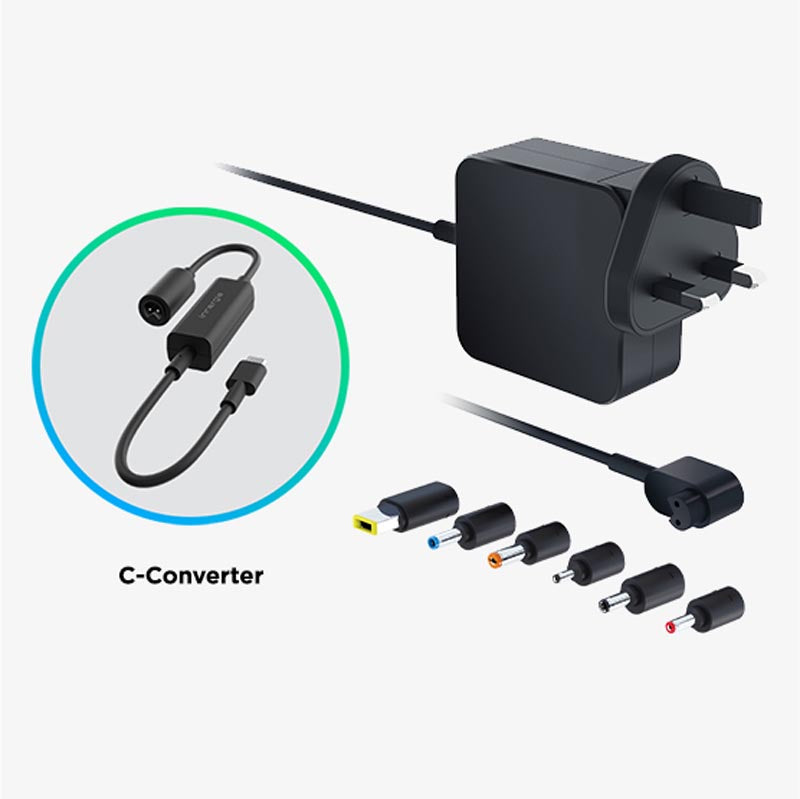 Innergie ADP-65DW DZE 65W Laptop Power Adapter with C-Converter (6