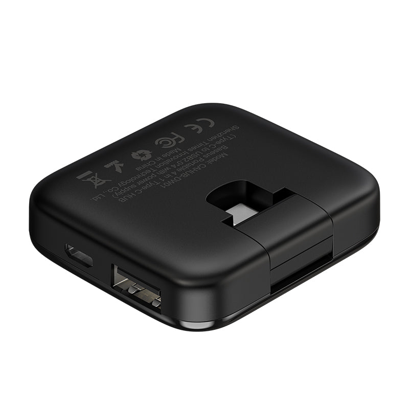 Baseus CAHUB-DW01 Portable 4in1 USB-C HUB (Black)