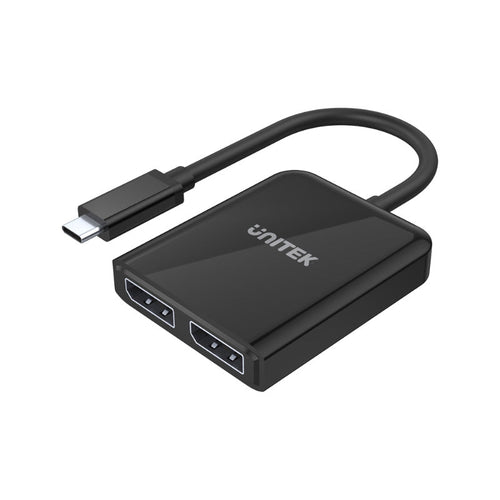 Unitek V1407A 8K USB-C to Dual DisplayPort 1.4 Adapter
