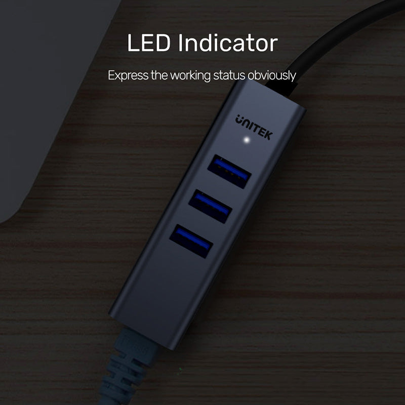 Unitek H1904A 4-in-1 USB-C Ethernet Hub