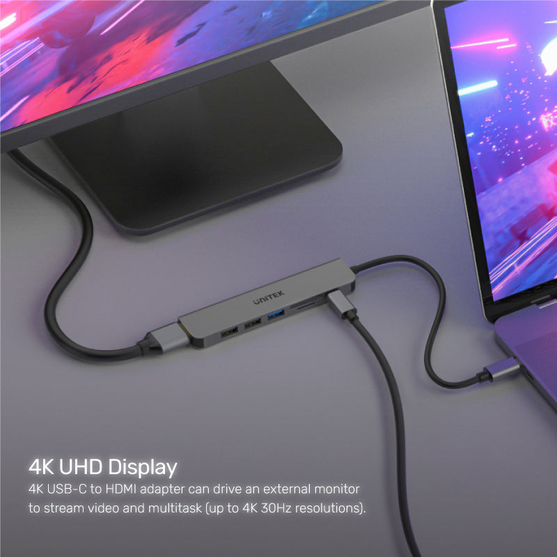 Unitek H1118A uHUB S7+ 7-in-1 USB-C Hub