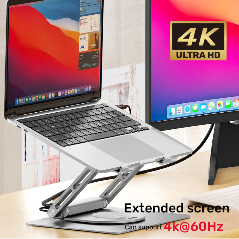Unitek D1109A 360° Rotating Laptop Stand Hub PD100W