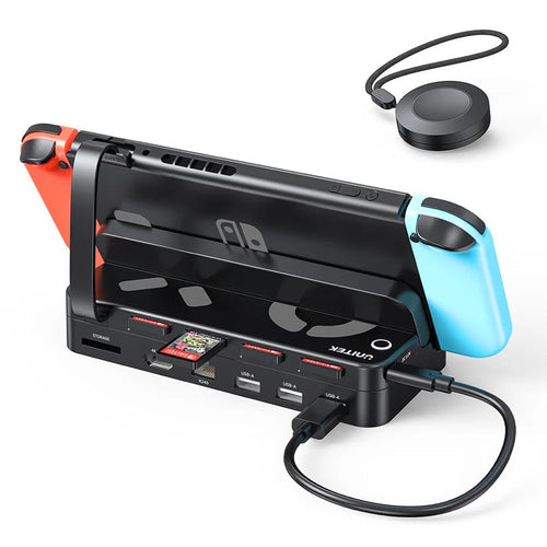 Unitek G1002F 11-in-1 Gaming Docking Station with Remote