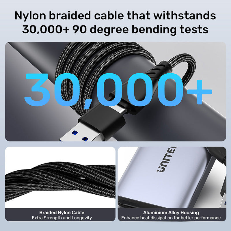Unitek V1427A USB C/A Dual HDMI Adapter