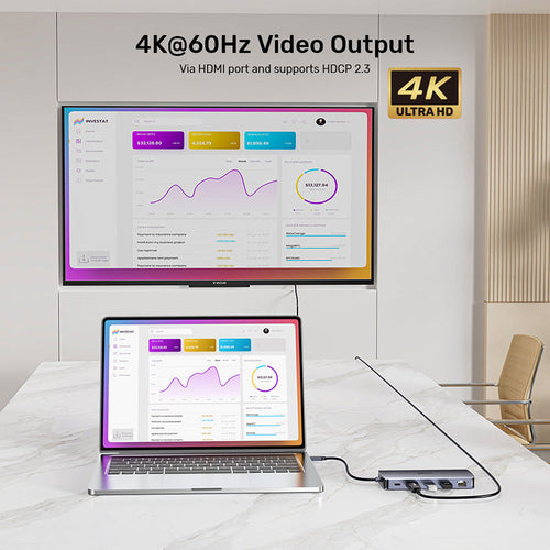 Unitek D1120A 6-in-1 USB-C Hub with M.2 SSD Enclosure