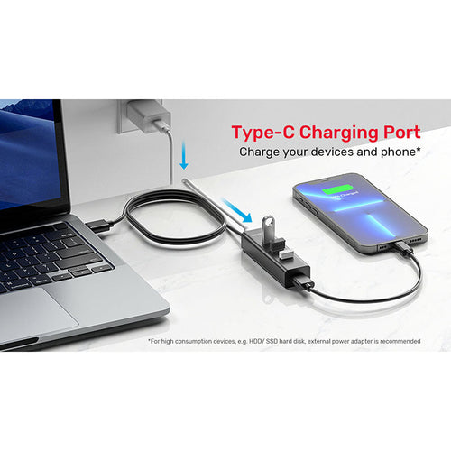 Unitek Y-3089V 4-in-1 USB-A 5Gbps Hub