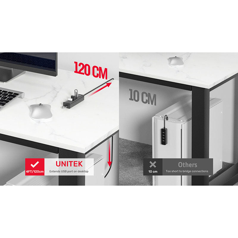 Unitek Y-3089V 4-in-1 USB-A 5Gbps Hub