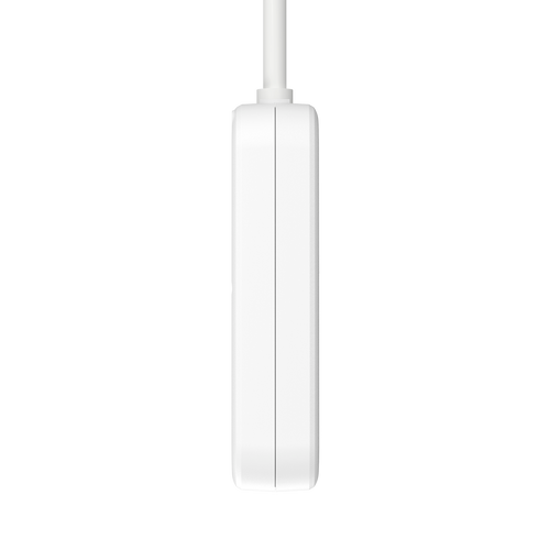 Momax US3UKW ONEPLUG 4-Outlet Power Strip with USB (White)