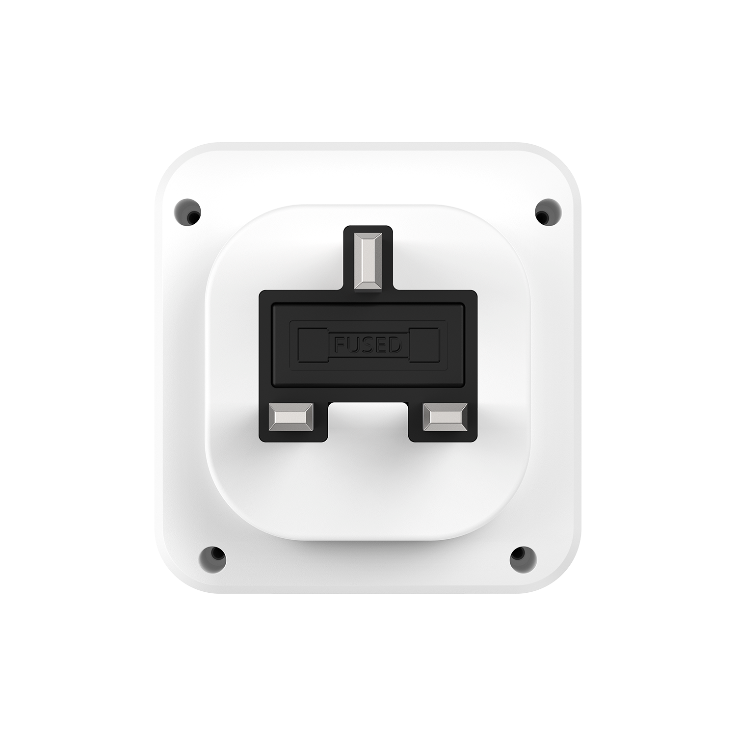 Momax US8UKW ONEPLUG 3-Outlet Cube Extension with USB (White)