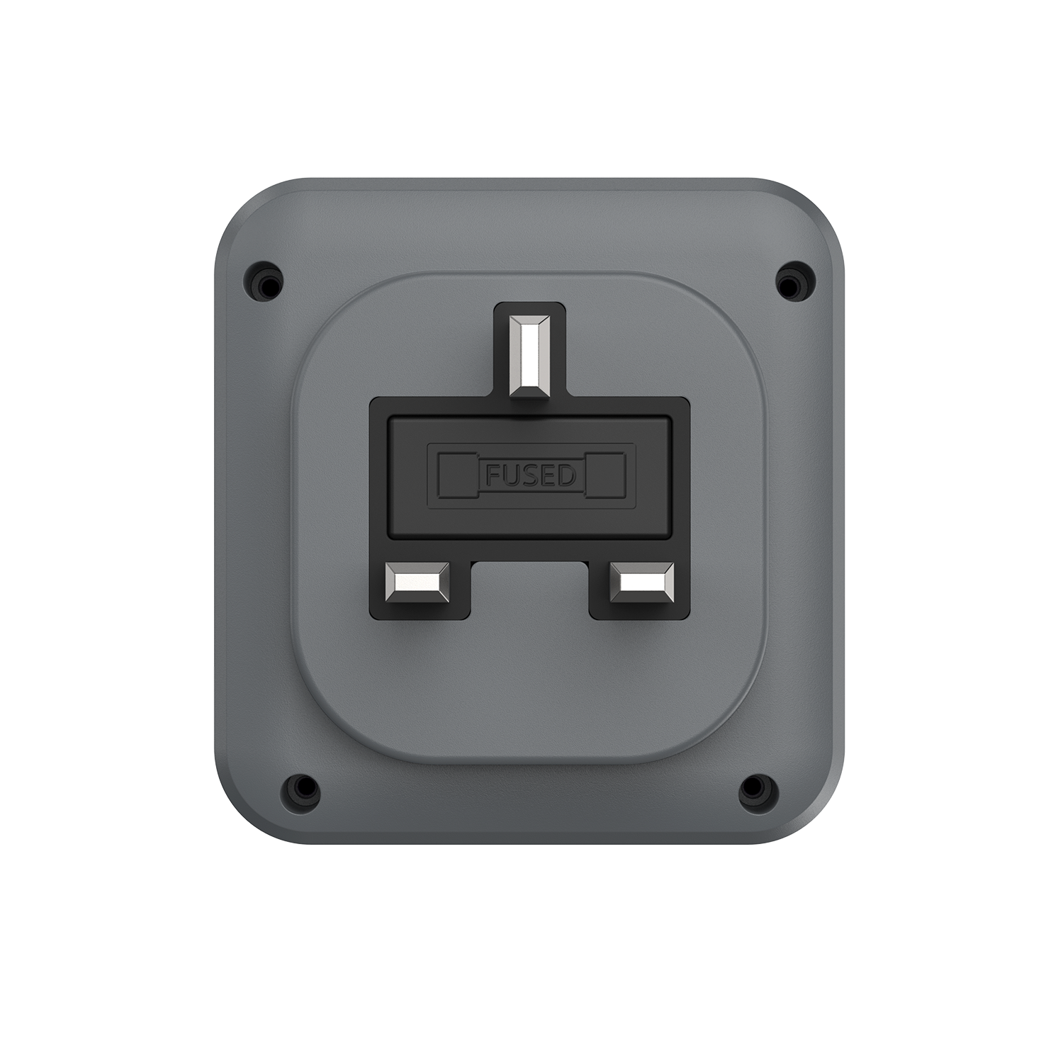 Momax US8UKE ONEPLUG 3-Outlet Cube Extension with USB (Space Grey)