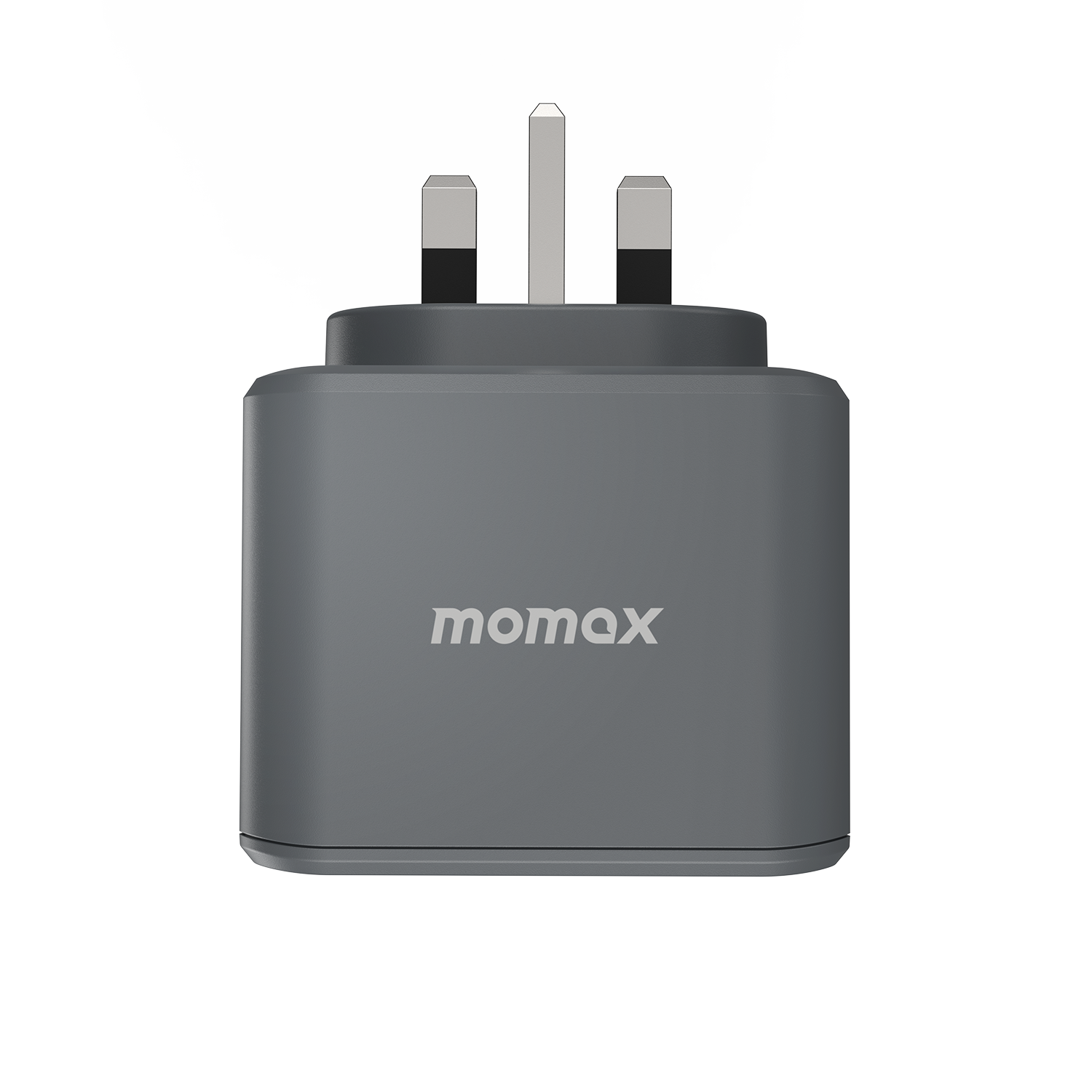 Momax US8UKE ONEPLUG 3-Outlet Cube Extension with USB (Space Grey)