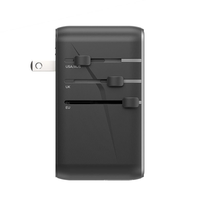 Momax UA10D 1-World Universal 4-Port Travel GaN Charger 100W (Black)