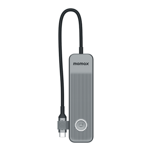 Momax DH16E ONELINK 6-in-1 Multi-Function USB-C Hub (Grey)
