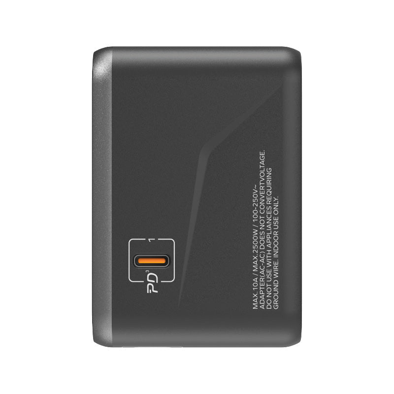 Momax UA8AD 1-World 70W GaN 5 Ports + AC Travel Adaptor - Black