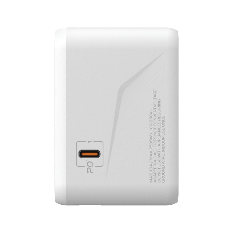 Momax UA8AW 1-World 70W GaN 5 Ports + AC Travel Adaptor - White